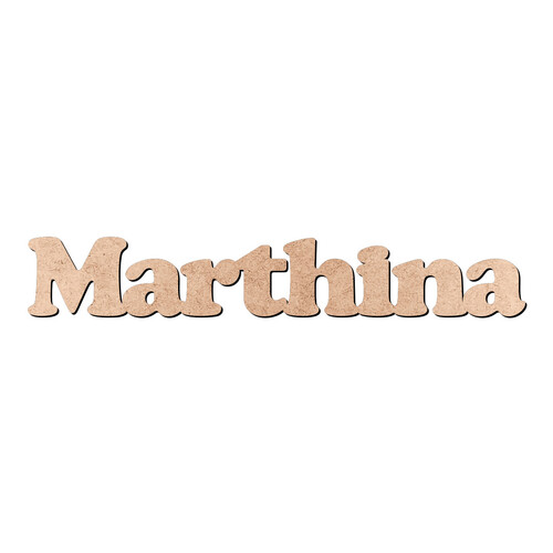 Recorte Marthina Cooper Black / MDF 3mm