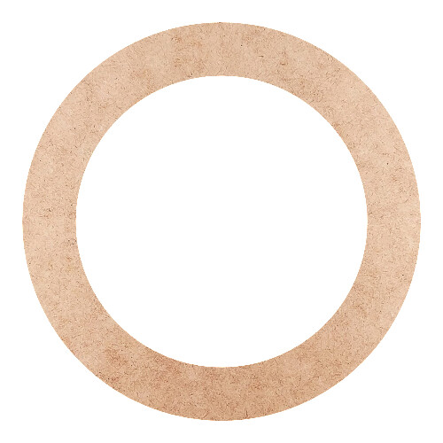 Recorte Moldura Circular 37 cm Borda 5 cm / MDF 3mm