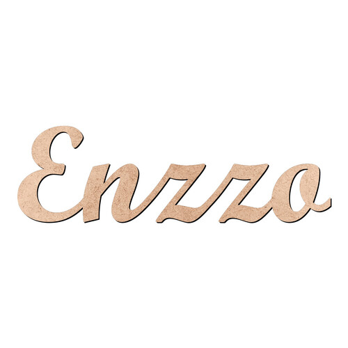 Recorte Enzzo Script Mt Std / MDF 3mm