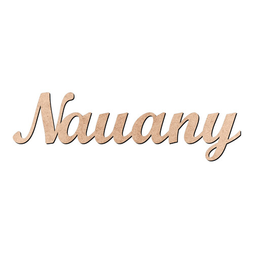 Recorte Nauany Script Mt Std / MDF 3mm