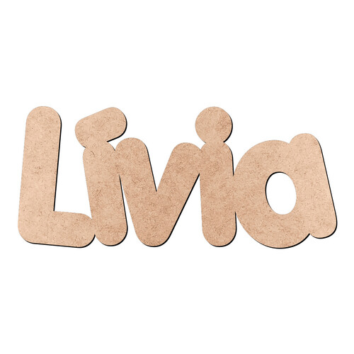 Recorte Lívia Porkys / MDF 3mm