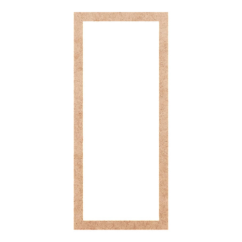 Recorte Moldura Ret 46 x 20 cm Borda 2 cm / MDF 3mm