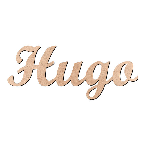 Recorte Hugo Script Mt Std / MDF 3mm