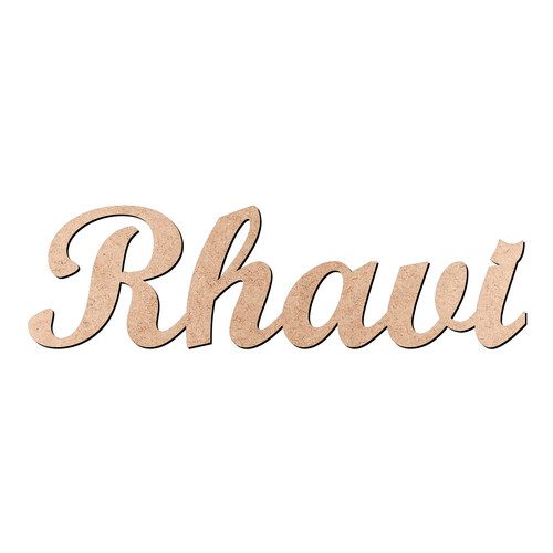 Recorte Rhavi Script Mt Std / MDF 3mm