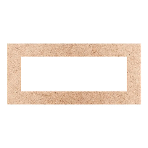 Recorte Moldura Ret 46 x 100 cm Borda 10 cm / MDF 3mm