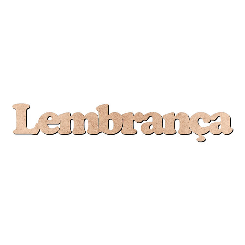 Recorte Lembrança Cooper Black / MDF 3mm