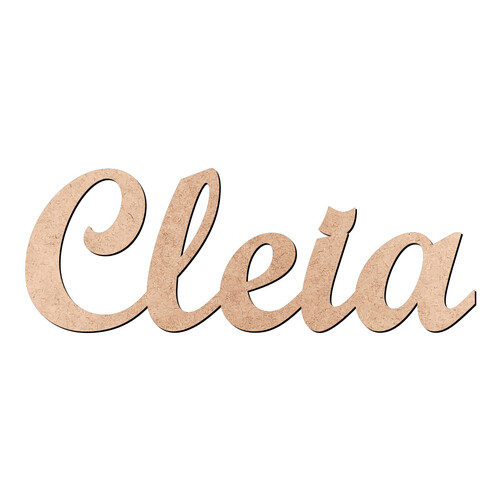 Recorte Cleia Script Mt Std / MDF 3mm