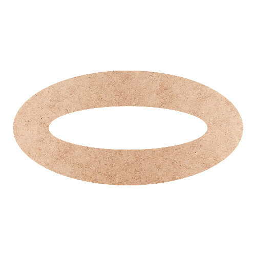 Recorte Moldura Arr 16 x 32 cm Borda 5 cm / MDF 3mm