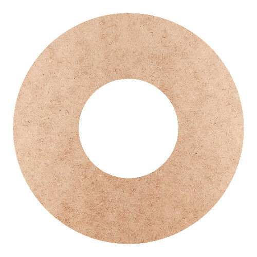 Recorte Moldura Circular 35 cm Borda 10 cm / MDF 3mm