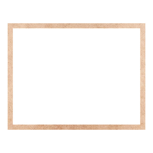 Recorte Moldura Ret 41 x 53 cm Borda 2 cm / MDF 3mm