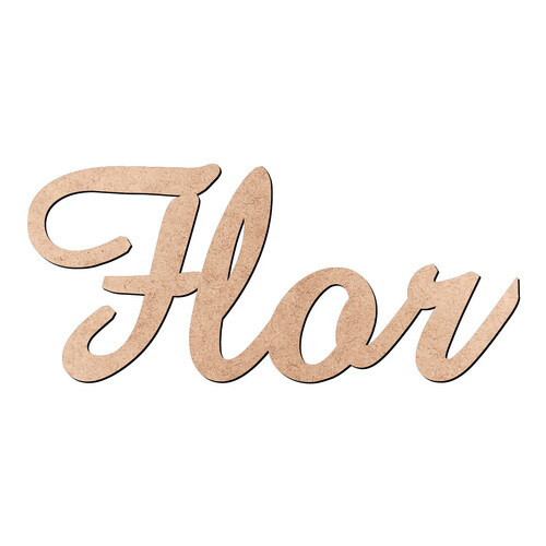 Recorte Flor Amaze / MDF 3mm