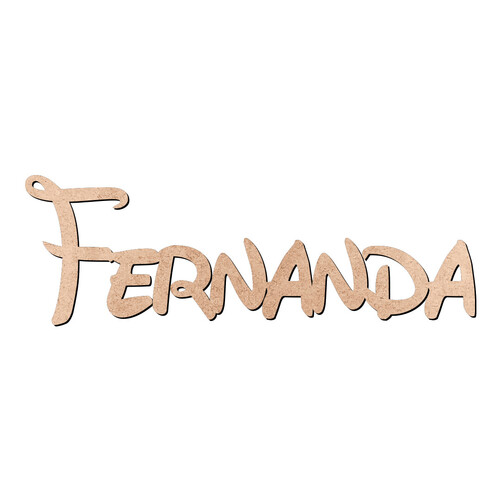 Recorte Fernanda Disney / MDF 3mm