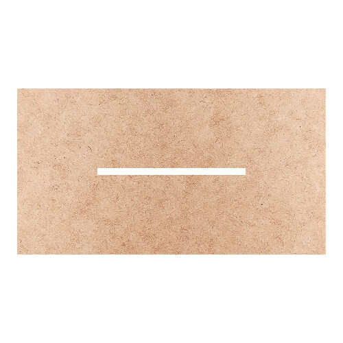 Recorte Moldura Ret 27 x 50 cm Borda 13 cm / MDF 3mm