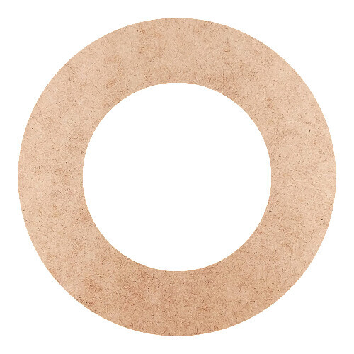 Recorte Moldura Circular 44 cm Borda 9 cm / MDF 3mm