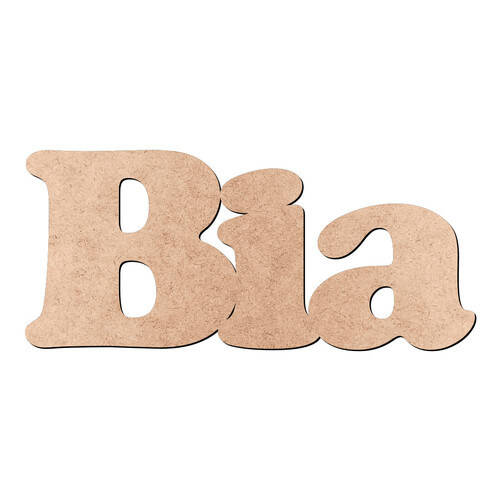 Recorte Bia Cooper Black / MDF 3mm