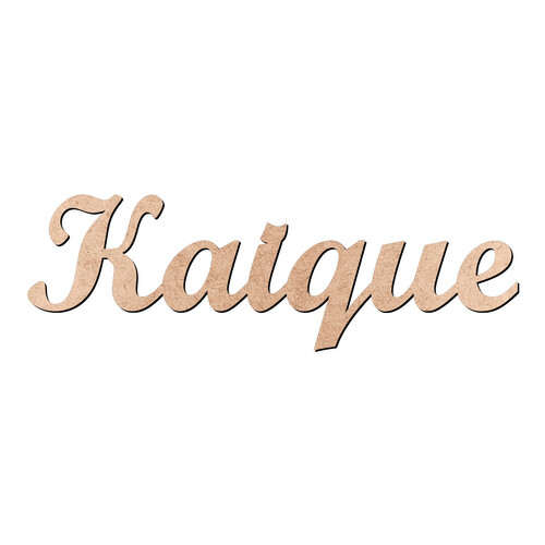 Recorte Kaique Script Mt Std / MDF 3mm