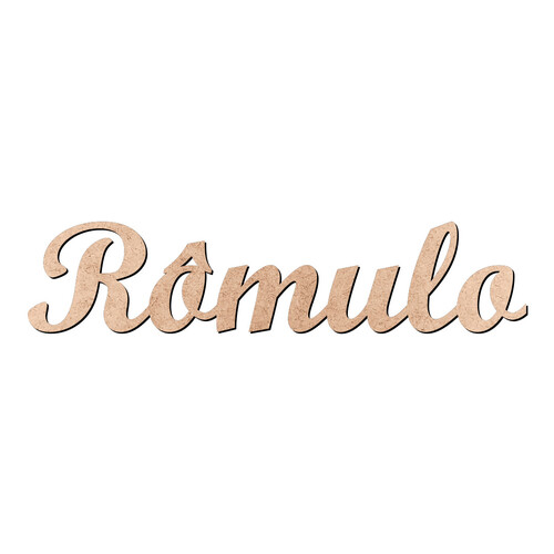 Recorte Rômulo Script Mt Std / MDF 3mm