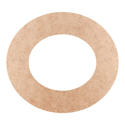 Recorte Moldura Arr 18 x 20 cm Borda 4 cm / MDF 3mm