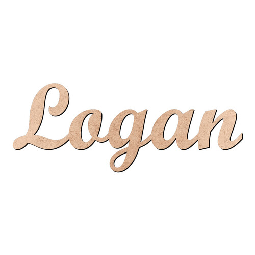 Recorte Logan Script Mt Std / MDF 3mm