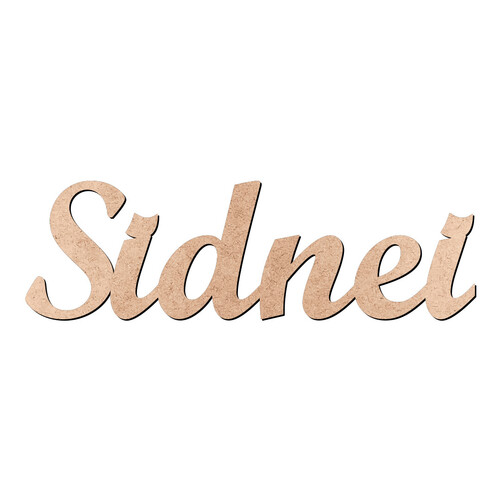 Recorte Sidnei Script Mt Std / MDF 3mm