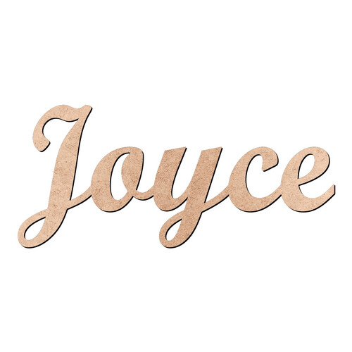 Recorte Joyce Script Mt Std / MDF 3mm