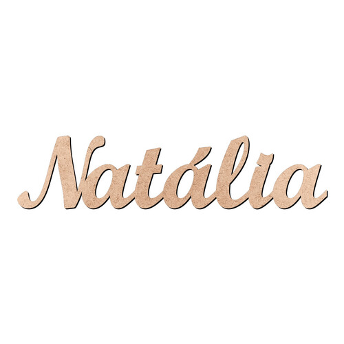 Recorte Natália Script Mt Std / MDF 3mm