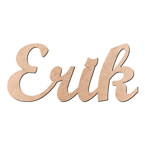 Recorte Erik Script Mt Std / MDF 3mm