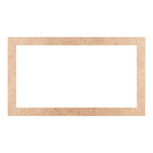 Recorte Moldura Ret 46 x 80 cm Borda 5 cm / MDF 3mm