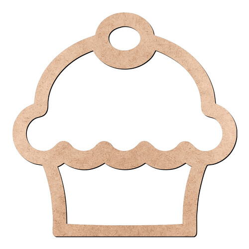 Recorte Cupcake / MDF 3mm