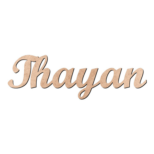 Recorte Thayan Script Mt Std / MDF 3mm