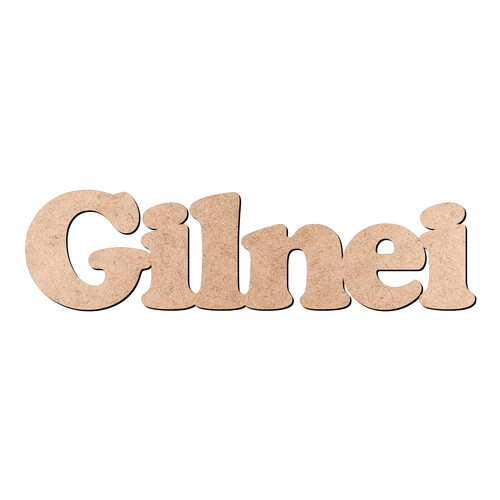 Recorte Gilnei Cooper Black / MDF 3mm