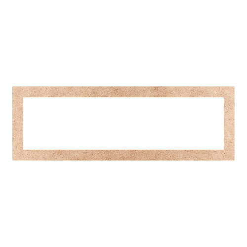 Recorte Moldura Ret 20 x 60 cm Borda 3 cm / MDF 3mm