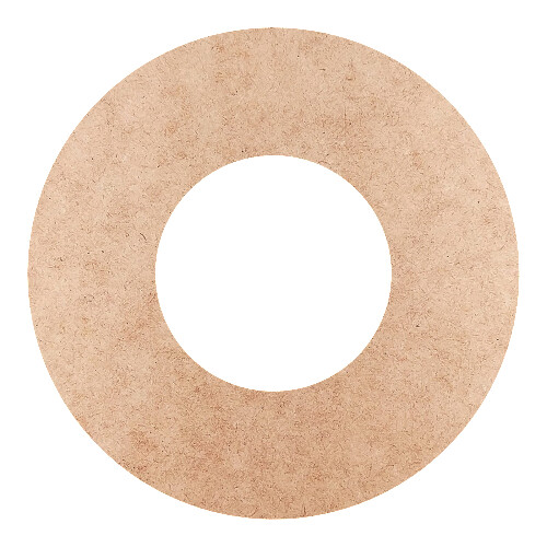 Recorte Moldura Circular 46 cm Borda 12 cm / MDF 3mm