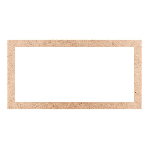 Recorte Moldura Ret 46 x 88 cm Borda 5 cm / MDF 3mm