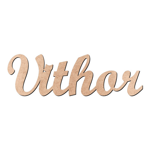 Recorte Vithor Script Mt Std / MDF 3mm
