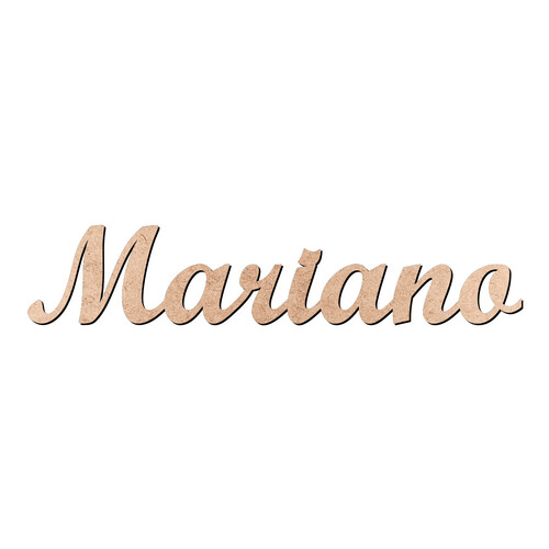 Recorte Mariano Script Mt Std / MDF 3mm
