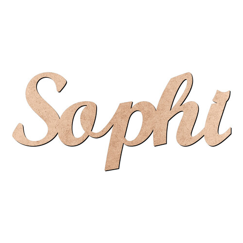 Recorte Sophi Script Mt Std / MDF 3mm