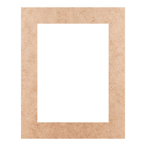 Recorte Moldura Ret 24 x 19 cm Borda 3 cm / MDF 3mm