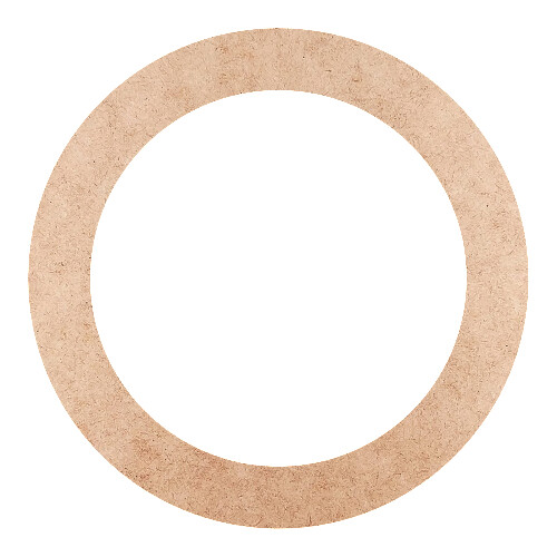 Recorte Moldura Circular 16 cm Borda 2 cm / MDF 3mm