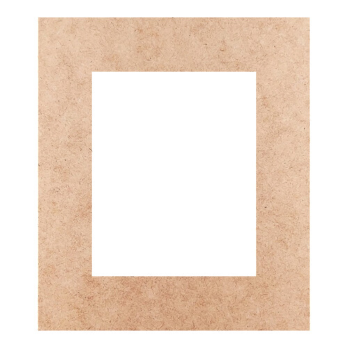 Recorte Moldura Ret 23 x 20 cm Borda 4 cm / MDF 3mm