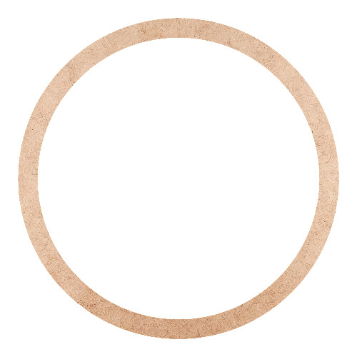 Recorte Moldura Circular 32 cm Borda 2 cm / MDF 3mm