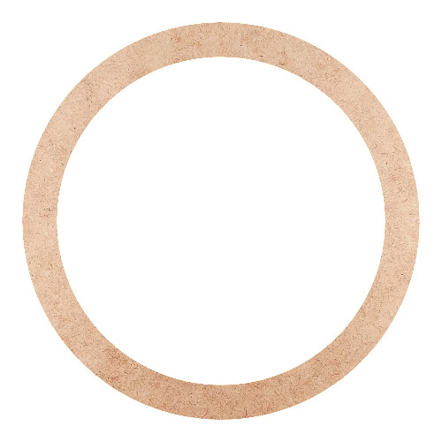 Recorte Moldura Circular 34 cm Borda 3 cm / MDF 3mm