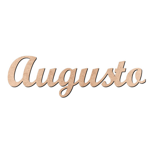 Recorte Augusto Script Mt Std / MDF 3mm