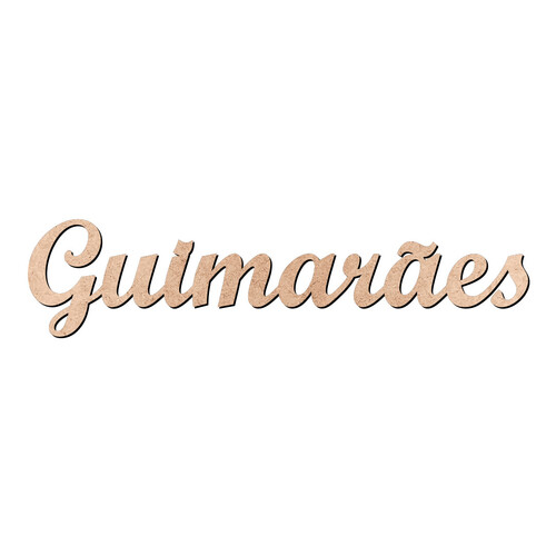 Recorte Guimarães Script Mt Std / MDF 3mm