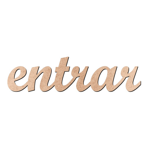 Recorte entrar Script Mt Std / MDF 3mm