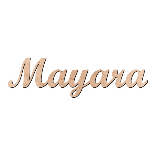 Recorte Mayara Script Mt Std / MDF 3mm