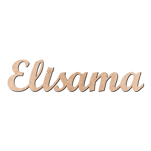 Recorte Elisama Script Mt Std / MDF 3mm