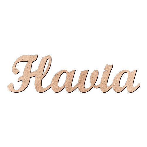 Recorte Flavia Script Mt Std / MDF 3mm