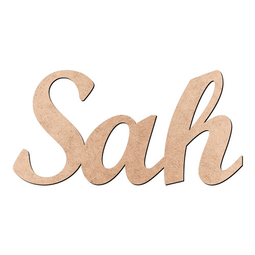 Recorte Sah Script Mt Std / MDF 3mm
