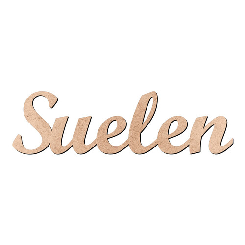 Recorte Suelen Script Mt Std / MDF 3mm